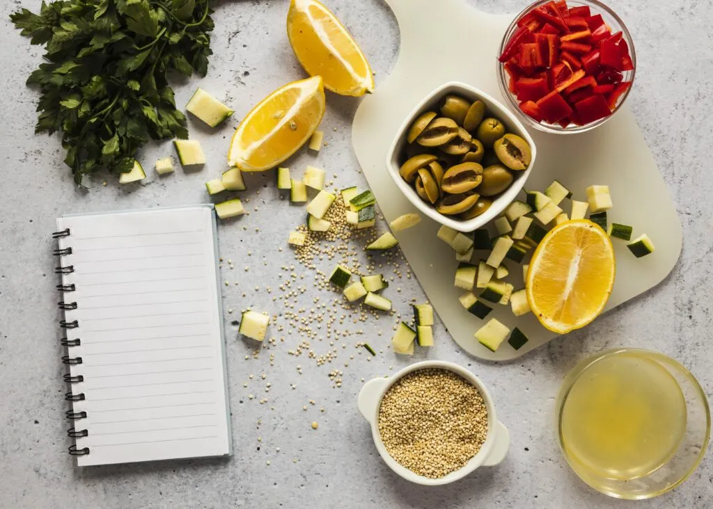 Flat Lay Food Ingredients